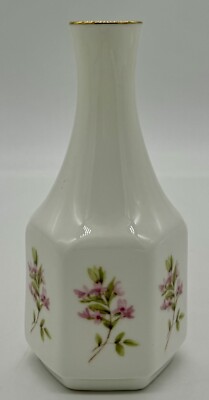 Ashleydale England Pink Floral 5'' Flower Vase BEAUTIFUL CONDITION