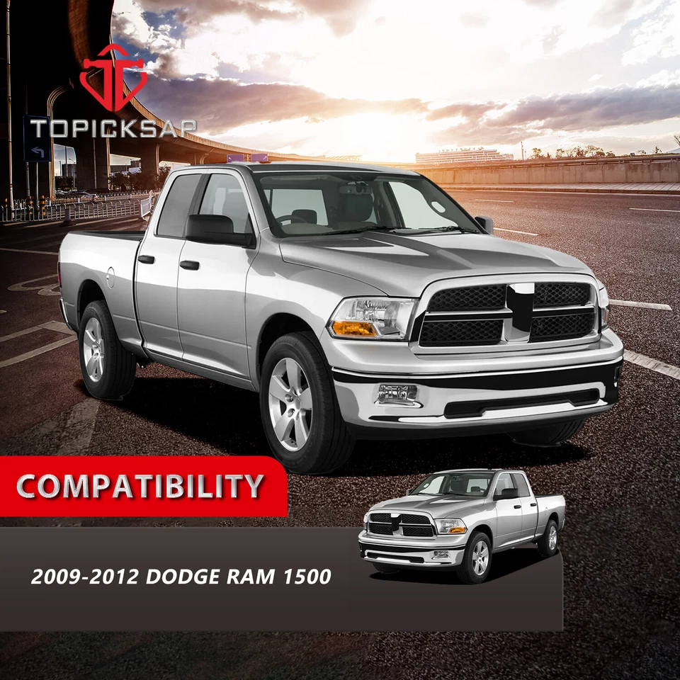 Kit de dirección delantera y suspensión 14 piezas para Dodge Ram 1500 2009-2012 4x4 Foto 2 de 4