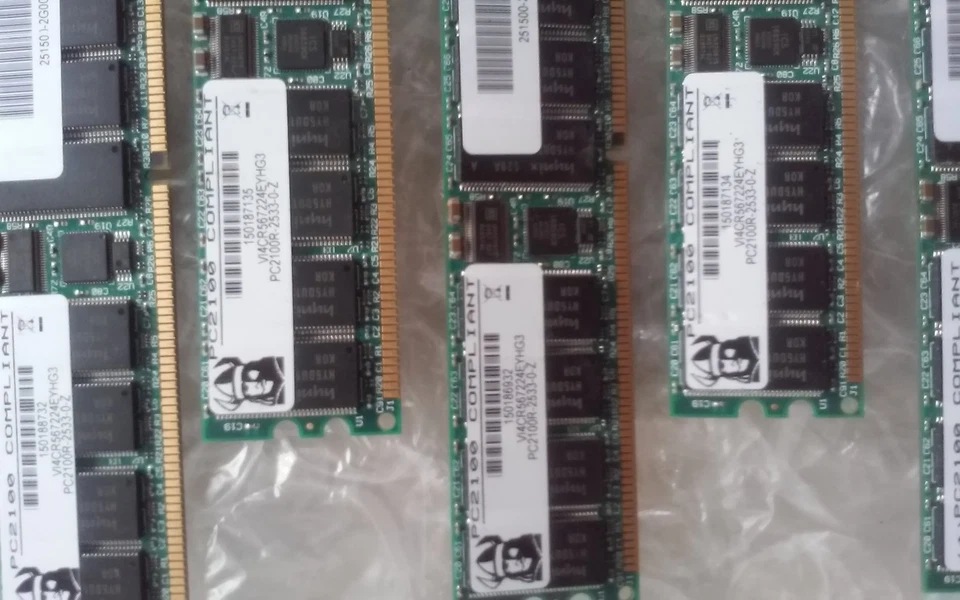 PC2100R-25330-Z Hynix 256MB PC2100 DDR-266MHz  184-Pin Memory - Image 2 of 2