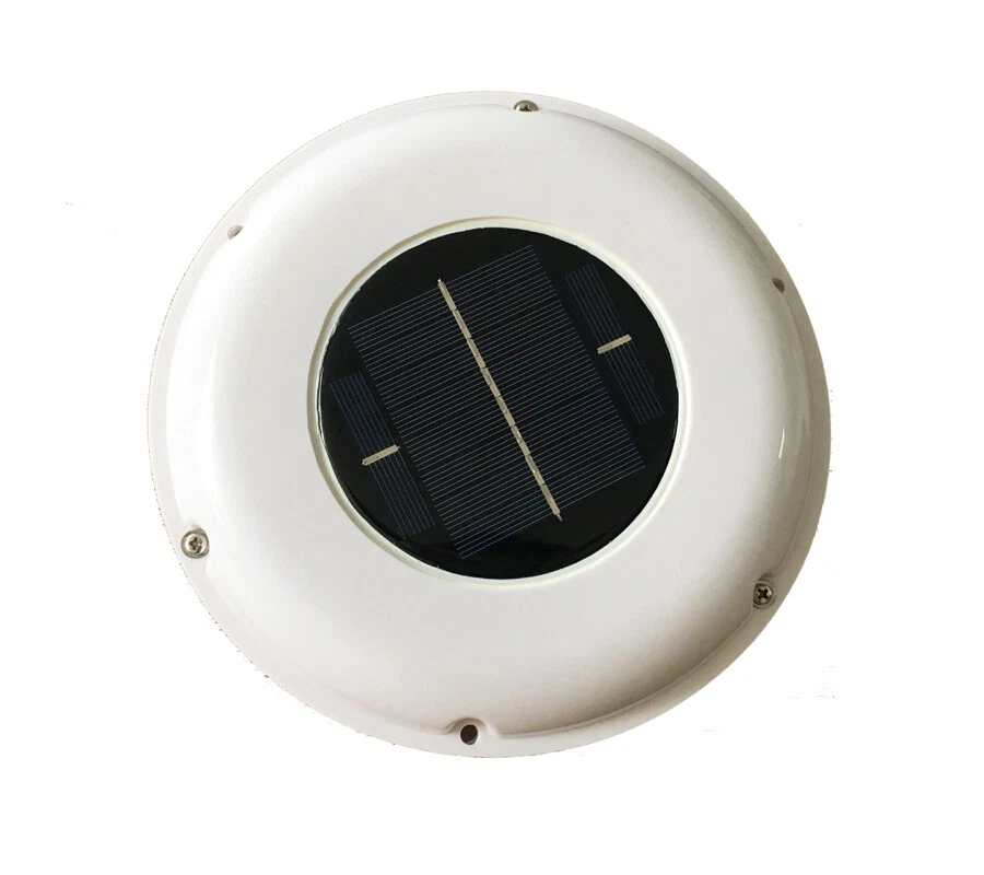 Solar Vent Fan Roof Exhaust Ventilator for RV Shed Greenhouse Toilets Dog House - image 2 of 4