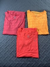 Nike Dri Fit Cool Breeze Neon Colors XL Burnout Running Workout Lot Of 3