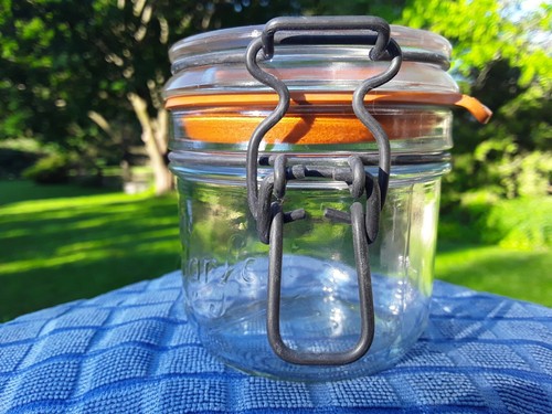 La Parfait Wirelock Storage Jar Super Wide Mouth Food Storage Spices Herbs - Picture 2 of 3