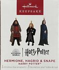 Hallmark Keepsake - Hermione, Hagrid & Snape - Miniature 2023 *New / Free Ship*