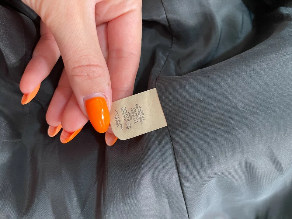 Conjunto de 2 blazer e calças femininas Express Design Studio cor cinza: jaqueta - Imagem 2 de 4