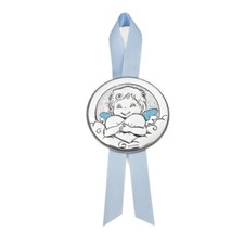 Médaille De Berceau Ange Avec Coeur De Pedro Duran