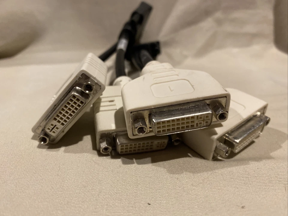 New Dell - MOLEX DMS59 to DVI-I Dual Y SPLITTER Cable 0H9361 H9361 - Image 2 of 3