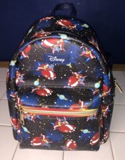 Loungefly Disney Lilo  Stitch Mini Backpack Spaceship Aliens Space Tote