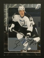 Brad Richards signed 2000-01 BAP Signature Series Rookie Auto Hockey card #219 7