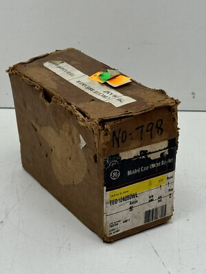 #ad GENERAL ELECTRIC TED124050WL INDUSTRAIL CIRCUIT BREAKER 50A 1 POLE $299.00