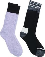 Hanes Over the Calf Outdoor X-Temp Wool Blend Boot Socks 2 pair