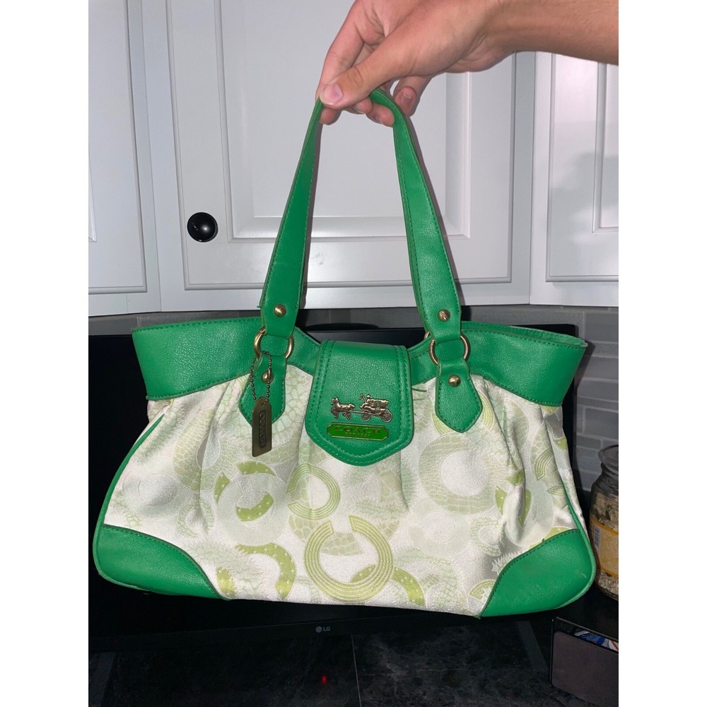 Green Coach Purse