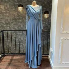 Wedding Guest dresses Long Mother of the Bride Dress Sleeves Formal Evening