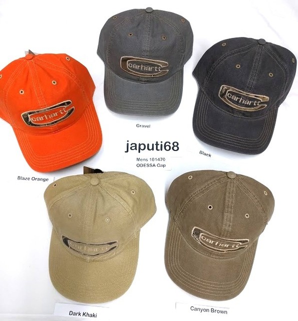 blaze orange carhartt hat