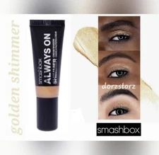 SMASHBOX Always On Cream Shadow Eyeshadow *GOLDEN SHIMMER* / .34 oz / New in box