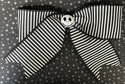 Nightmare Before Christmas Jack Tree Bow Package Topper Tier Tray Ornament #EE