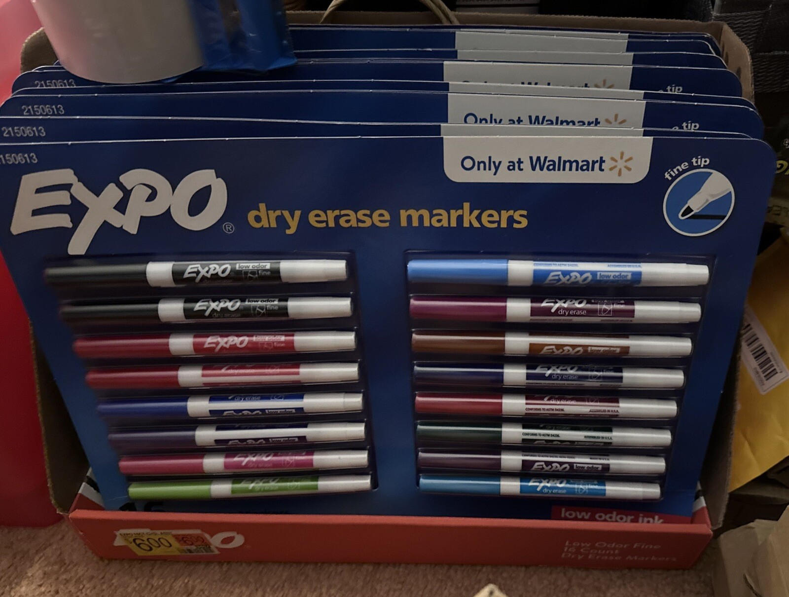 Expo Dry Erase Markers - Low Odor Ink - Fine Tip -16 count - ((Brand New!!!))