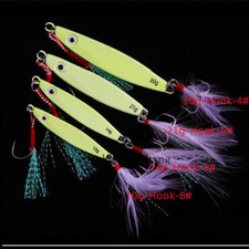 5Pcs 10-30g Fishing Lure Luminous Minnow Bait Saltwater Treble Hooks 4#-8#