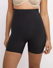 NWT Maidenform Seamless High-Waist Shorty Shapewear Sz 2XL Black Light Control