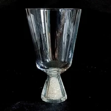 OLEG CASSINI DIAMOND ICED TEA GLASS, Blown Crystal, 10oz, 6 1/8"