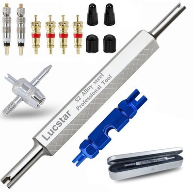 Air Conditioner Schrader Valve Core Removal Tool,Tire Valve Stem Tool for Car Bi