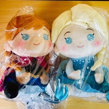 Disney Frozen Anna Elsa Plush Toy Set Official Prize Character Dolls