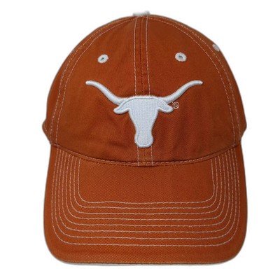 Texas Longhorns NCAA Drew Pearson Brown White Slideback Adjustable Cap OSFA