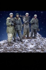 UK Post Resin Model 1/35 Scale WW2 German infantry soldiers x4 fig.