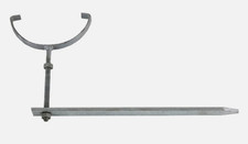 Gutter Rise & Fall Brackets Galv Steel 112mm Half Round with Spike 4.5" inch