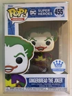 Funko Pop! DC Super Heroes Gingerbread The Joker #455 Funko Shop W/ Protector