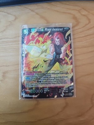 Dragon Ball Super SSG Trunks, Power Awakened REALM OF THE GODS  BT16-107 SR