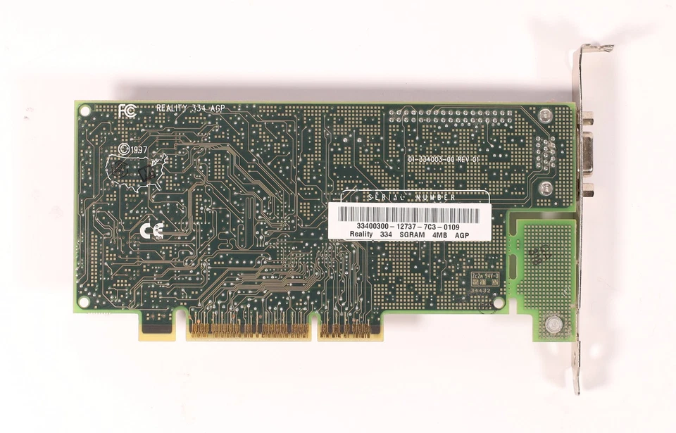 Number Nine Reality 334 SGRAM 4MB AGP Video Card- 01-334003-00 - Image 4 of 4