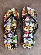 Disney Parks Sandals Mickey Mouse Thong Flip Flops - Size 10