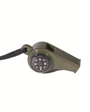 Signalpfeife Kst. m. Kompass u. Thermometer