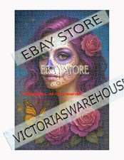 1000 piece jigsaw puzzle Eternal Bloom gothic fantasy floral skull