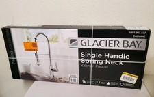 Glacier Bay Paulina 1-Handle Spring Neck Pull-Down Sprayer Kitchen Faucet Chrome