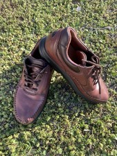 Dexter Mens Size 10 Brown Leather Moc Toe Comfort Shoes Lace Made In USA