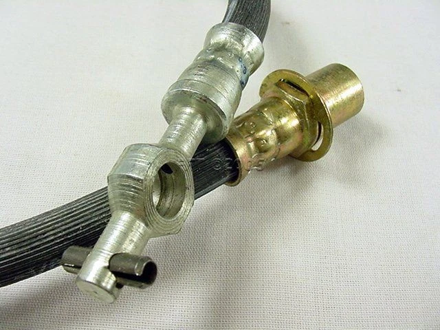 Manguera hidráulica de freno para 84-72 Corolla Nova Tercel Prizm LH/FH DELANTERO Foto 2 de 3