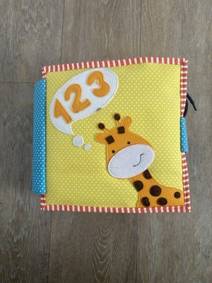 Jolly Designs Stoffbuch 1, 2, 3 Quit Book aktivity Book Top Zustand