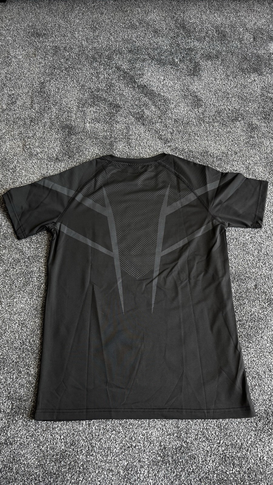 Gymshark Onyx V1 Men's T-Shirt Black & Blue, Large, Activewear image 3