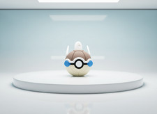 Schillok Pokéball – 3D-Druck | Fan-Design | ca. 7 cm Ø | Deko