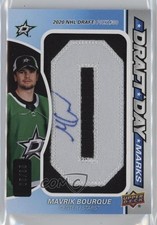 2024-25 Upper Deck SP Game Used Draft Day Marks 5/35 Mavrik Bourque Auto 14zz