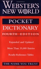 Webster's New World Pocket Dictionary, Goldman, Jonatha