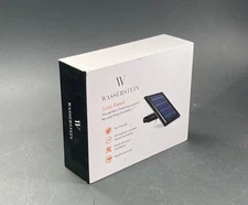 Wasserstein Solar Panel for RING Doorbell 2.  Rating 5 volt 60 mA - NIB - BLACK