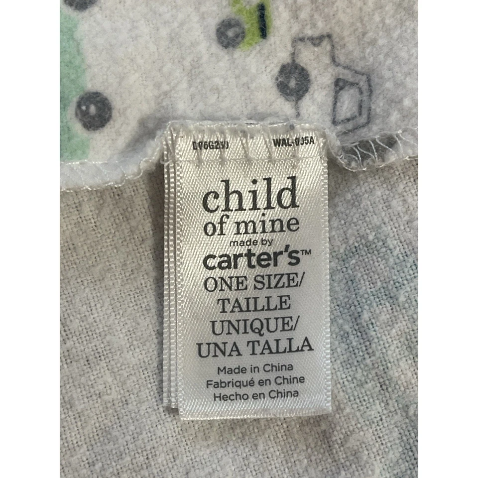 Child of Mine by Carters Puppy Dog Baby Receiving Blanket Truck Car Bus Trees - Image 4 of 4