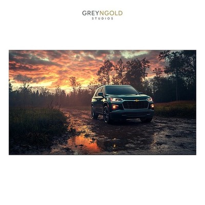 Chevrolet Traverse SUV, Car Poster Wall Art Print pick size A4/A3/A2/90x60cm