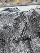 2 pairs of gorgeous Morris & Co x Habitat full length pencil pleat curtains