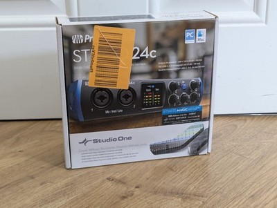 PreSonus Studio 24c - 2 Mic Pres - 2 Line Outs, USB-C Audio Interface (v.gut)