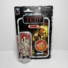 Star Wars Return Of The Jedi Retro Collection Han Solo Endor Figure - 2023 New