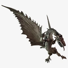 Rawcliffe / Ral Partha Pewter Fighting Bronze Dragon Figure Figurine D&D DND