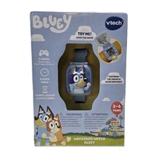 Wackadoo BLUEY WATCH Vtech New in Box 4 Kids Toddlers Flip Up Toy NEW 80-554500